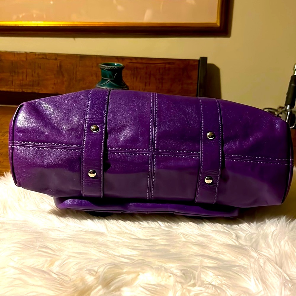 Coach One of a Kind Glamorous Leather Satchel - Picture 4 of 6